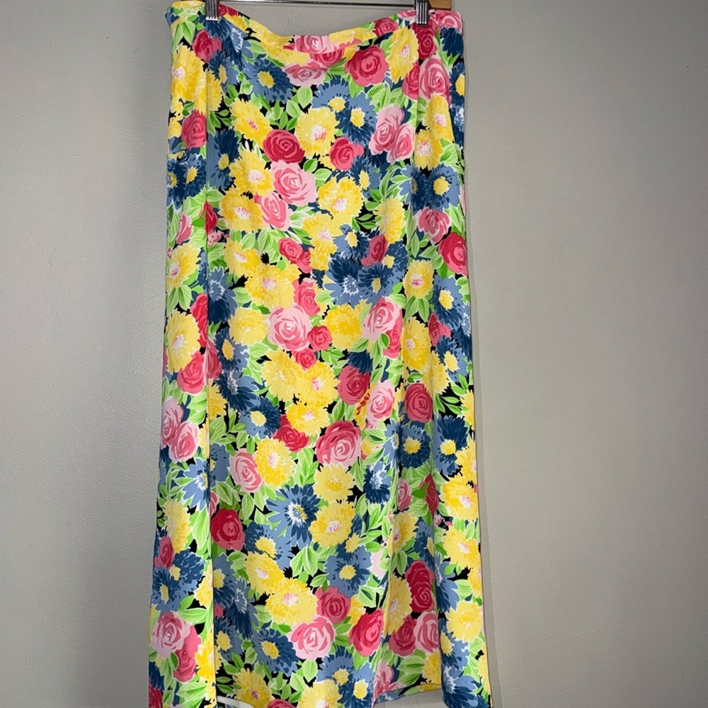 Vintage Pendleton floral skirt size 16 - Picture 3 of 4